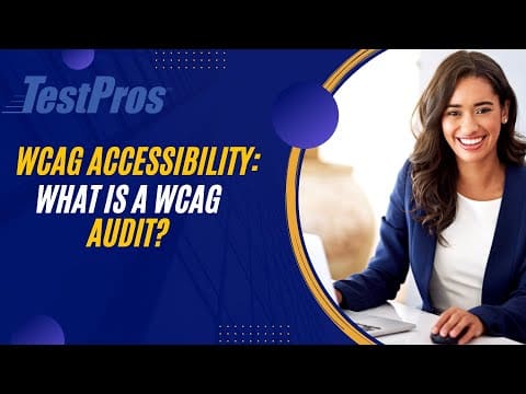 WCAG Compliance Services Offered by TestPros